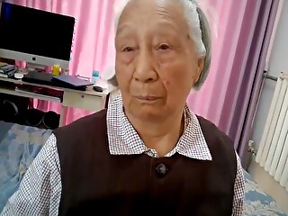 Elderly Japanese Granny Gets Plumbed